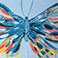 Butterfly, variant on Loft by Loftex Artist's Collection Beach Towel, Assorted Colors