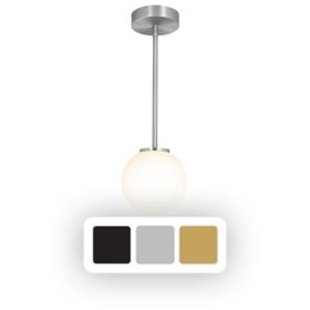 GE Solon Decorative Pendant Integrated Color-Changing Light Fixture(Assorted Colors)