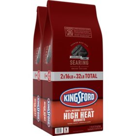 Kingsford High Heat Charcoal, 16 lbs., 2 Pack