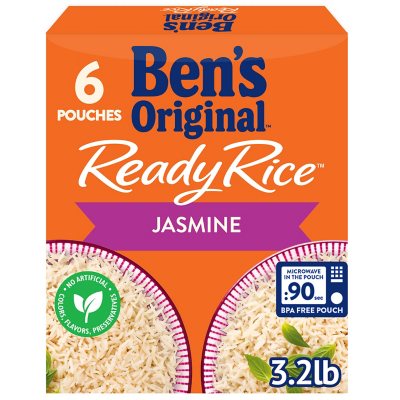  BEN'S ORIGINAL Ready Rice Original Long Grain White Rice, Easy  Dinner Side, 8.8 OZ Pouch (Pack of 6) : Grocery & Gourmet Food