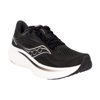Saucony Women's Ride Athletic Sneaker - BLACK 6.5:- 6.5, Black