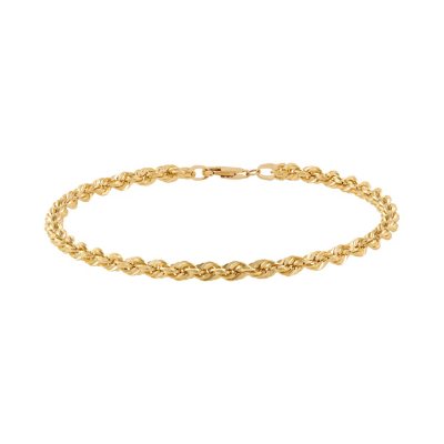 14K Yellow Gold 3.80 4MM Glitter Rope Chain Sam s Club