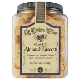 La Dolce Vita Classic Almond Biscotti 34 oz.
