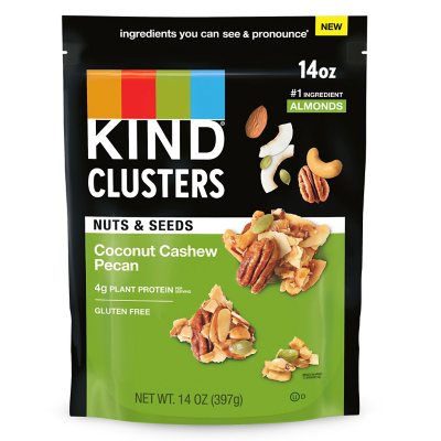 KIND Clusters Coconut Cashew Pecan (14 oz.) Sam's Club