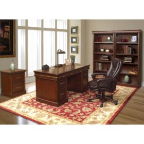 Thomasville Carlyle Collection Double Pedestal Desk Sam S Club