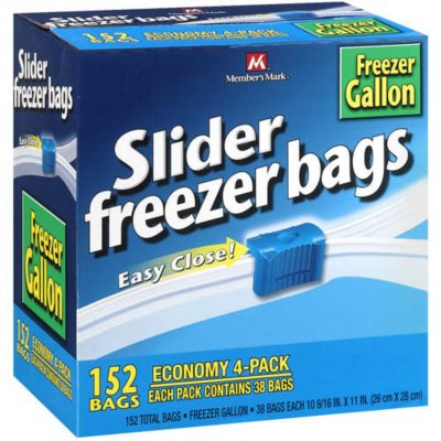 Member's Mark® Slider Freezer Gallon Bags - 152ct - Sam's Club