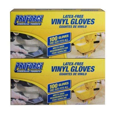Pro Force Disposable Gloves, 2 (100 ct.) Sam's