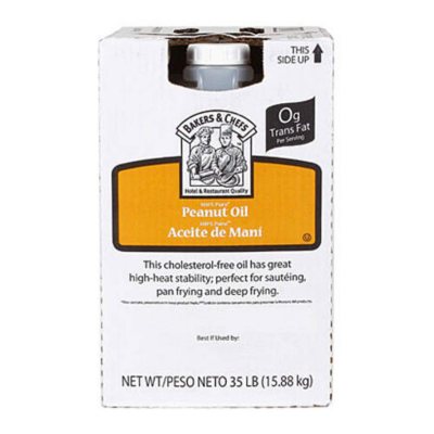 Bakers & Chefs™ Pure Peanut Oil - 35lb - Sam's Club