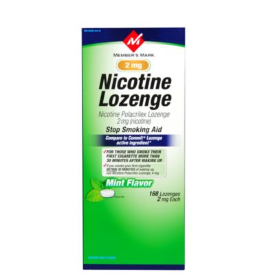 Member's Mark® Nicotine Lozenge 4mg/168ct Sam's Club