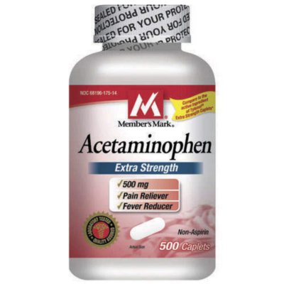 Member's Mark® Acetaminophen 500mg/500ct Sam's Club