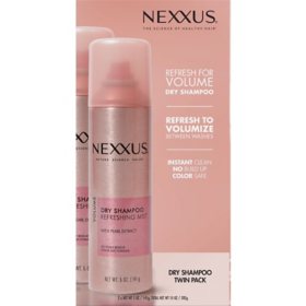 Nexxus Volume Dry Shampoo, Refreshing Mist, 5 oz., 2 pk.