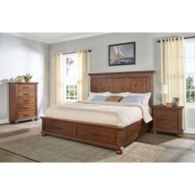 Coronado Aged Cherry Storage Bedroom Set Assorted Sizes Sam S Club