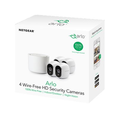 Arlo 720p Wire Free Home Security Camera Kit 4 Pack Sam S Club