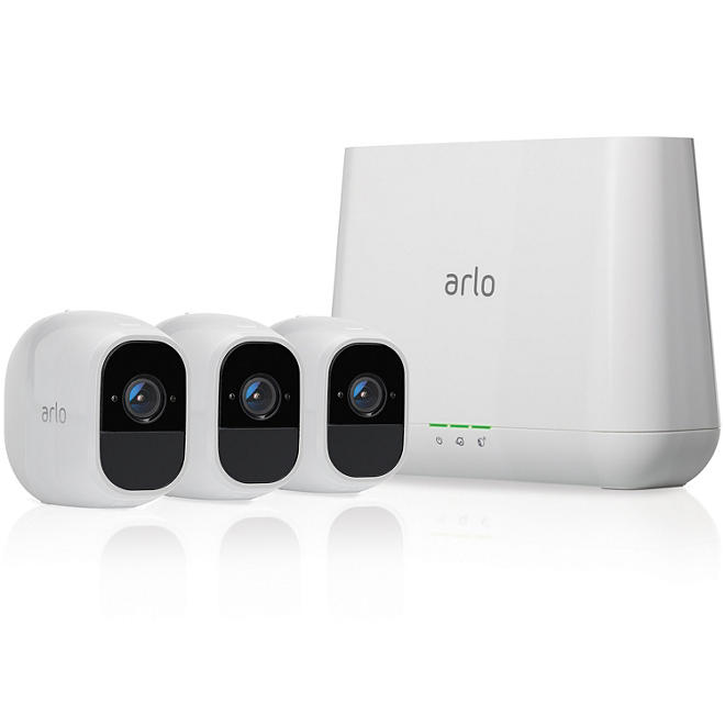 Arlo Pro 2 1080p Wire-Free HD Security Camera (3 Pack)
