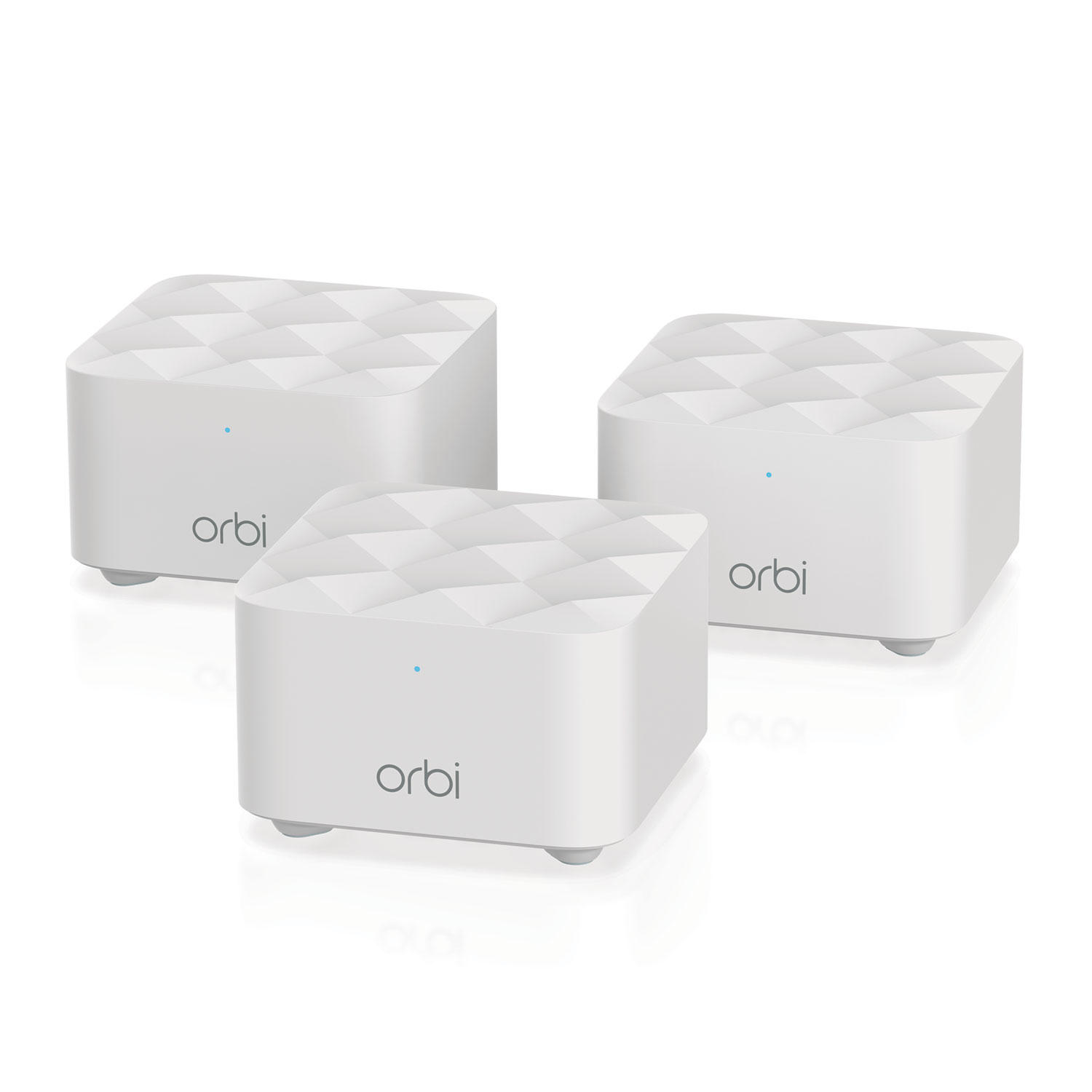 Orbi Mesh Dual-Wi-Fi Router and Satellite System By NETGEAR – 3 Pack