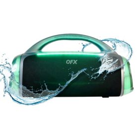 QFX BT-ZX10 Rugged Bluetooth Stereo Boombox