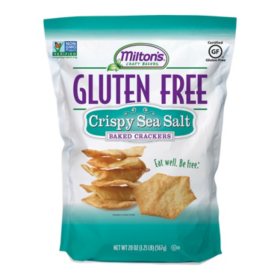 Milton's Gluten-Free Crispy Sea Salt Crackers (20 oz.)