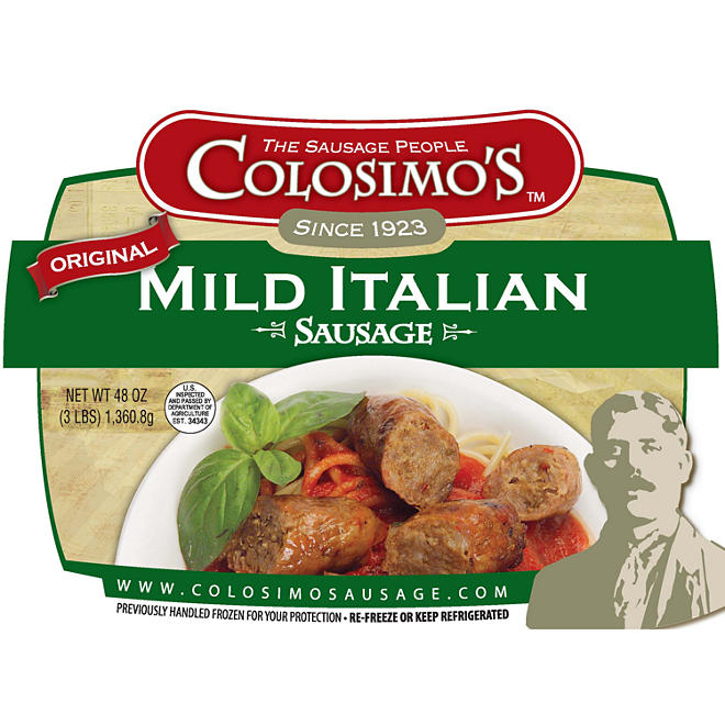 Colosimo's Mild Italian Dinner Sausage - 3 lbs.