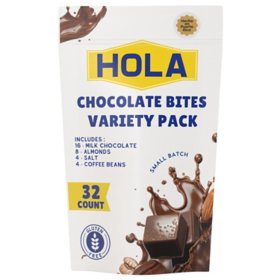 Hola Chocolate Bites Variety Pack, 32 pk.