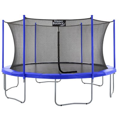 Upper Bounce 16 Round Trampoline With Trampoline Jumping Skate Dealepic