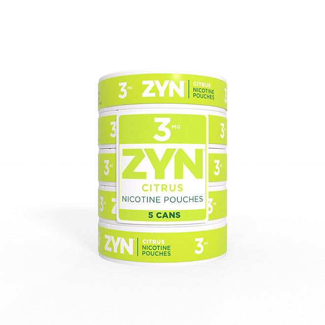 ZYN Citrus 3 mg 15 ct., 5 pk.