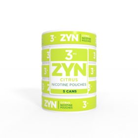 ZYN Citrus 3 mg 15 ct., 5 pk.