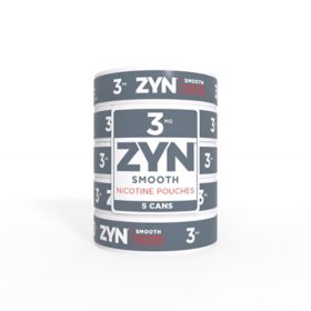 ZYN Smooth 3 mg (15 ct., 5 pk.)