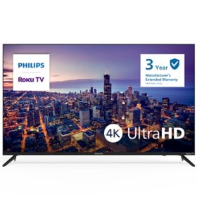 Philips 55" Class 4k UltraHD Roku Smart TV - 55PUL6643/F7