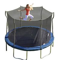 Kinetic 12' Round Trampoline and Safety Enclosure