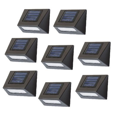 Deck Impressions Solar Bronze Integrated LED Downcast Deck Light - 4/8 Pack