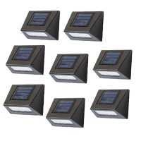Deck Impressions Solar Bronze Integrated LED Downcast Deck Light - 8 Pack