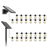 Deck Impressions 15-ct. Solar String Light, LED Bulbs with Dual Mounting Option - 2 Pack