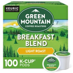 Green Mountain Coffee Breakfast Blend K-Cup Pods, 100 ct.