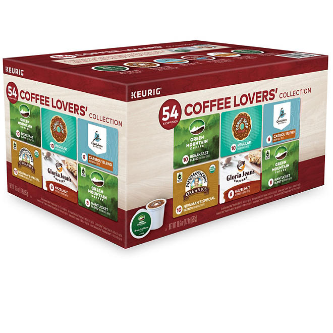 Keurig Coffee Lovers Single Serve K-Cup Pod Variety Pack (54 ct.)
