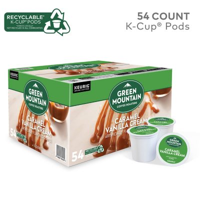 Green mountain caramel 2025 vanilla cream k cups