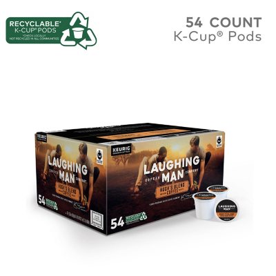 Laughing Man Hugh s Blend K Cup Pods 54 ct. Sam s Club