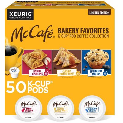 McCafe Bakery KCup Coffe Pods, Variety Pack (50 ct.) Sam's Club
