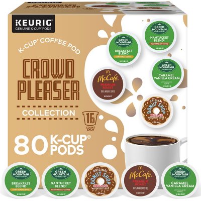 Crowd Pleaser Variety Pack Single Serve Pods 80 ct. Sam s Club