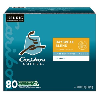 Caribou Coffee Light Roast K-Cup, Daybreak Morning Blend, 80 ct. - Sam ...