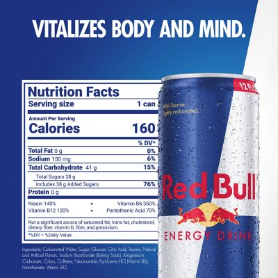 Red Bull Energy 12 Oz 24 Pk Sam S Club