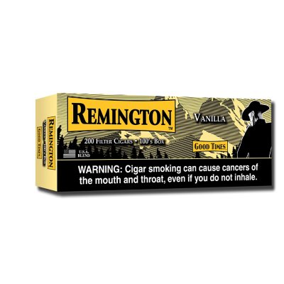 Remington Large Filtered Cigars Vanilla Box 20 ct., 10 pk.