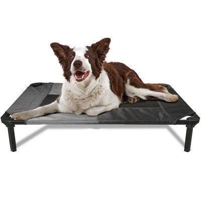 Lucky Dog 36 Elevated Pet Bed Comfort Cot - Gray