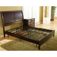 Classic Dream Steel Box Spring Replacement Metal Platform Bed Frame, Queen