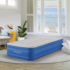 Nautica Home Plushaire 15" Twin Air Mattress with Inset Pump