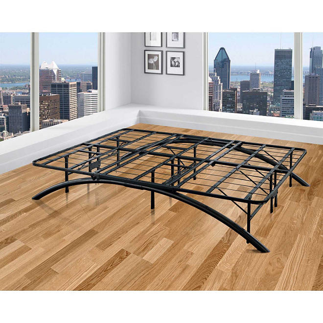 Arch Black Decorative Metal Platform Bed (Assorted Sizes)