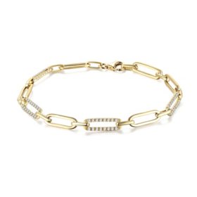 0.45 CT. T.W. Diamond Fashion Bracelet in 14K Yellow Gold