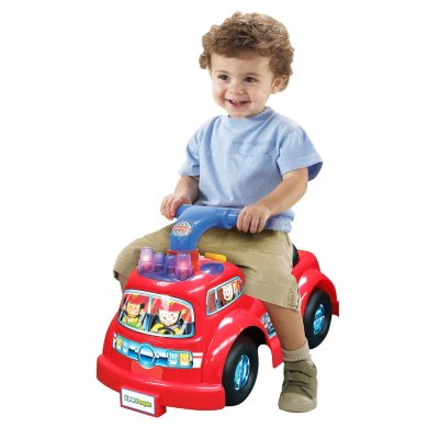 Fisher price store truck ride on