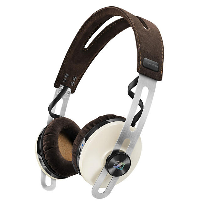 Sennheiser HD 1 On-Ear Wireless Headphones with Integrated Microphone - Ivory