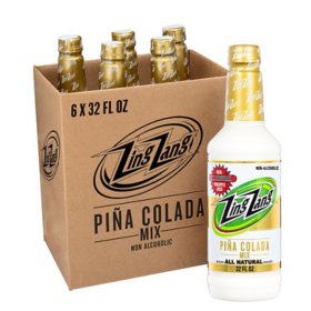 Zing Zang Pina Colada Mix (32 fl. oz. bottle, 6 pk.)