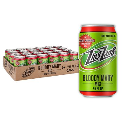 Zing Zang Bloody Mary Mix 7.5 fl. oz. can, 24 pk. - Sam's Club